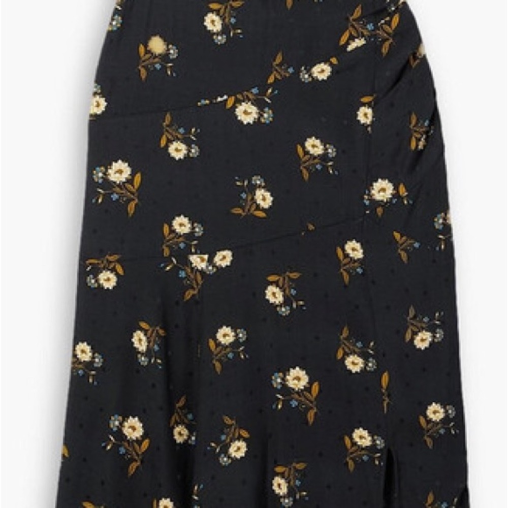 Veronica Beard Wixson Black Floral Dress Sz 8 - Picture 7 of 13